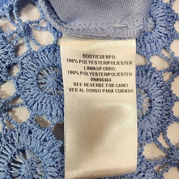 52seven Sleeveless Lace Babydoll Dress Size 4 - Picture 8 of 9